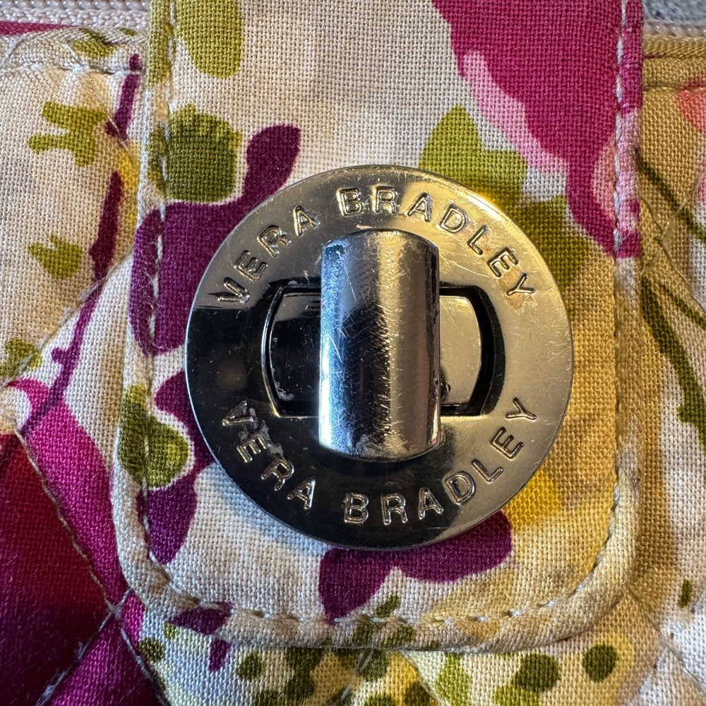 Vera Bradley Clasp Wallet in Make Me Blush - Picture 2 of 5